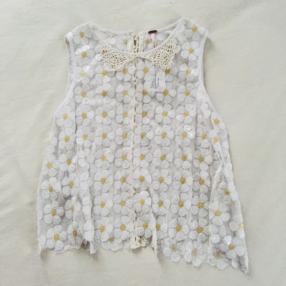Free People daisy swing top